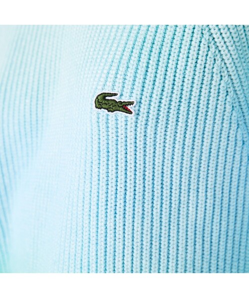 LACOSTE L!VE(ラコステライブ)の「ラコステライブ グラデーションカラーリラックスフィットセーター(ニット/セーター・メンズ・グリーン・S/XS/L/M)」の5枚目の写真