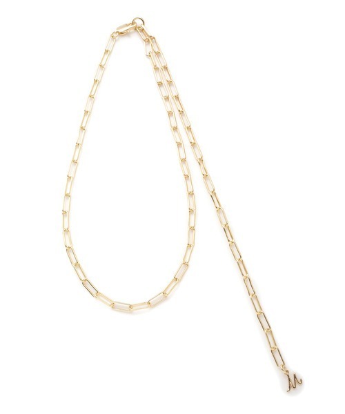 Mila Owen（ミラオーウェン）の「スクエアチェーンネックレス（ネックレス・レディース・シルバー/ゴールド・FREE）」の2枚目の写真