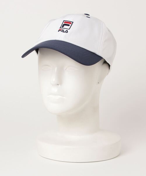 FILA(フィラ)の「FILA/フィラ キャップ FLH PE TWILL 6P CAP 125113752(キャップ・メンズ・ネイビー/ホワイト・FREE)」の5枚目の写真