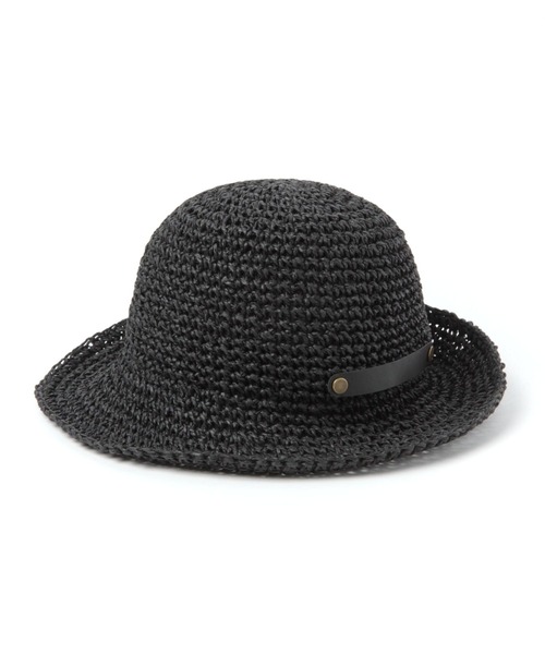 studio CLIP（スタディオクリップ）の「ペーパーボーラーハット（ハット・レディース・ブラウン/ナチュラル/ライトグレー/ブラック・FREE）」の2枚目の写真