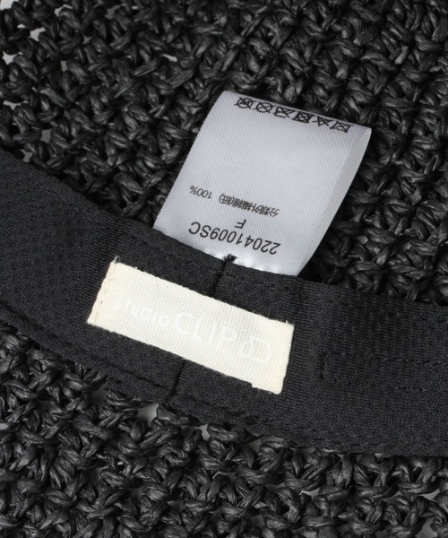 studio CLIP（スタディオクリップ）の「ペーパーボーラーハット（ハット・レディース・ブラウン/ナチュラル/ライトグレー/ブラック・FREE）」の12枚目の写真