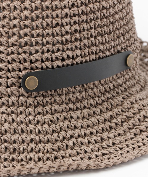 studio CLIP（スタディオクリップ）の「ペーパーボーラーハット（ハット・レディース・ブラウン/ナチュラル/ライトグレー/ブラック・FREE）」の17枚目の写真