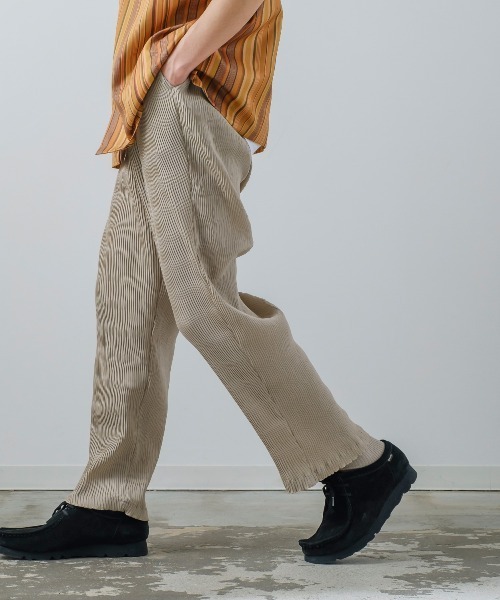 improves（インプローブス）の「ランダムプリーツ ワイド イージーパンツ（その他パンツ・メンズ・ブラック/ベージュ・LARGE/MEDIUM）」の10枚目の写真