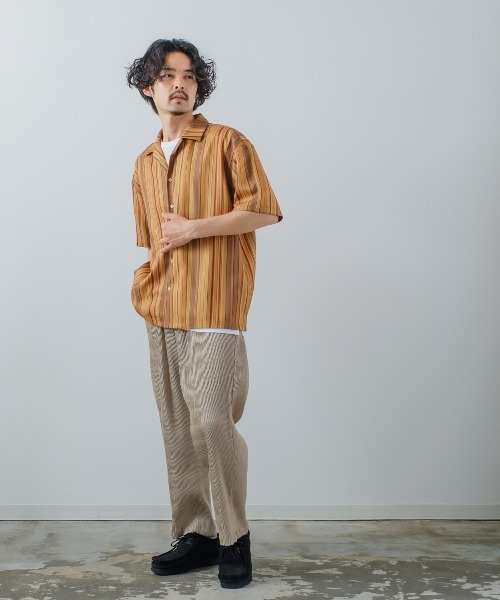 improves（インプローブス）の「ランダムプリーツ ワイド イージーパンツ（その他パンツ・メンズ・ブラック/ベージュ・LARGE/MEDIUM）」の14枚目の写真