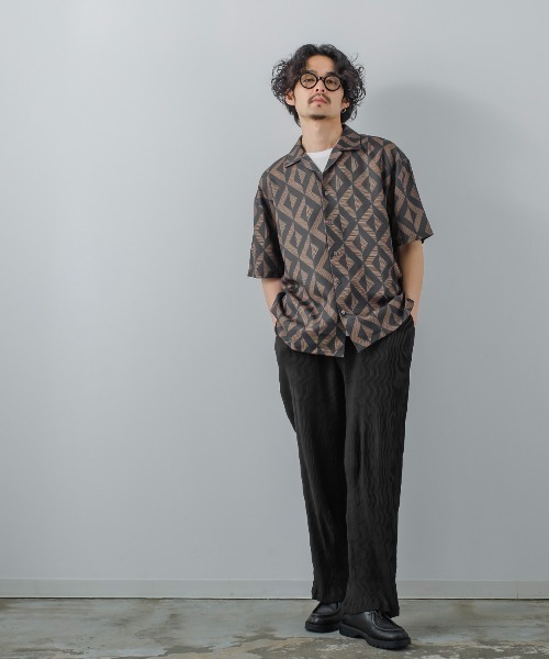 improves（インプローブス）の「ランダムプリーツ ワイド イージーパンツ（その他パンツ・メンズ・ブラック/ベージュ・LARGE/MEDIUM）」の8枚目の写真