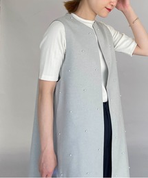 PICCIN PERLA | フロントパールジレ(ベスト)