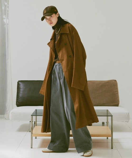 soerte（ソエルテ）の「”Anniversary” Oversize breasted stand collar