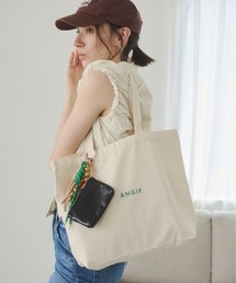 ANGIE（アンジー）の「【A4サイズ収納可】ANGIE ロゴ 刺繍 トートバッグ（トートバッグ）」