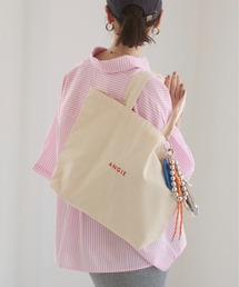 ANGIE（アンジー）の「【A4サイズ収納可】ANGIE ロゴ 刺繍 トートバッグ（トートバッグ）」