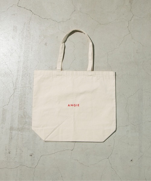 ANGIE（アンジー）の「ANGIEロゴトートバック（トートバッグ・レディース・ホワイト×レッド/ホワイト×ブルー/ホワイト×グリーン/ホワイト×ブラック/レッド系その他/ブルー系その他/グリーン系その他/ブラック系その他・FREE）」の13枚目の写真