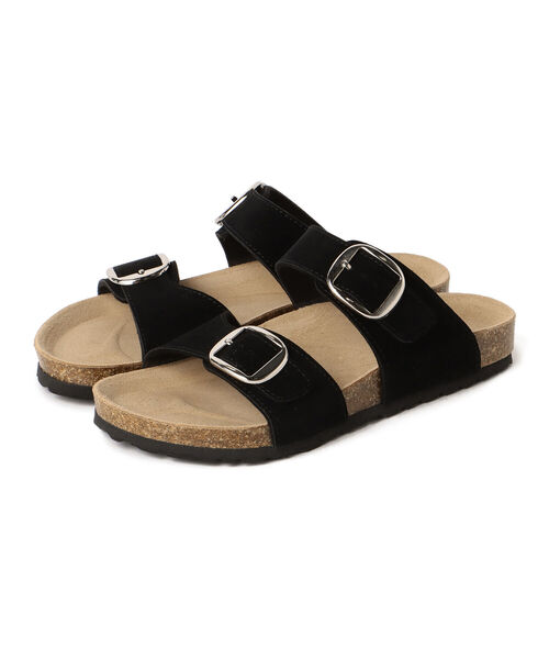 BEAMS HEART（ビームスハート）の「BEAMS HEART / ダブルベルトバックル サンダル（サンダル・レディース・ホワイト/ブラック/ベージュ・SMALL/MEDIUM/LARGE）」の16枚目の写真