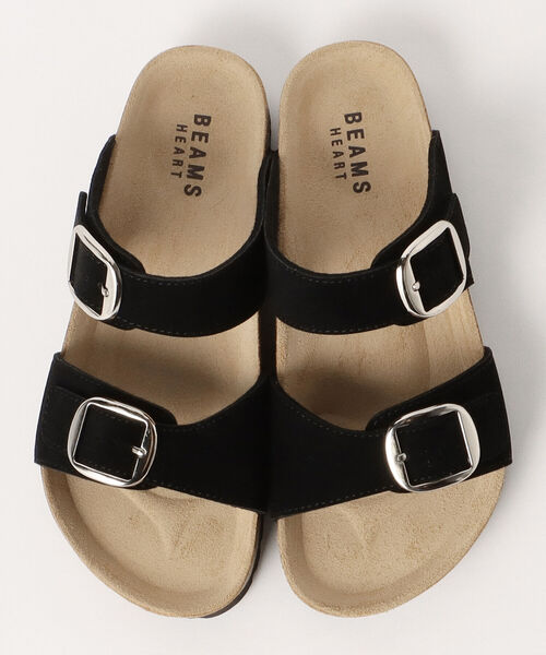 BEAMS HEART（ビームスハート）の「BEAMS HEART / ダブルベルトバックル サンダル（サンダル・レディース・ホワイト/ブラック/ベージュ・SMALL/MEDIUM/LARGE）」の22枚目の写真