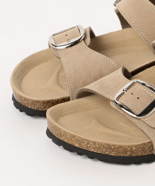 BEAMS HEART（ビームスハート）の「BEAMS HEART / ダブルベルトバックル サンダル（サンダル・レディース・ホワイト/ブラック/ベージュ・SMALL/MEDIUM/LARGE）」の8枚目の写真