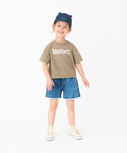 RUGGEDWORKS(ラゲッドワークス)の「《made in Japan》 裾タック半袖TEE(Tシャツ/カットソー・キッズ・ブルー系その他/オリーブ・140/110/90/120/130/100)」の3枚目の写真