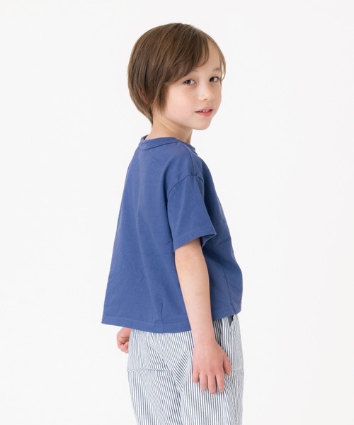 RUGGEDWORKS(ラゲッドワークス)の「《made in Japan》 裾タック半袖TEE(Tシャツ/カットソー・キッズ・ブルー系その他/オリーブ・140/110/90/120/130/100)」の14枚目の写真