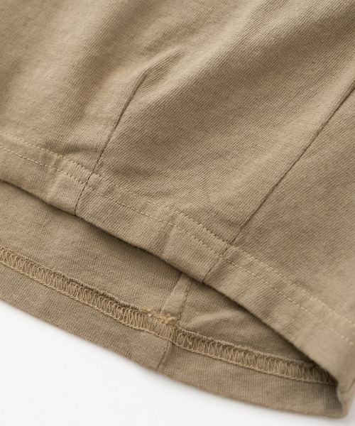 RUGGEDWORKS(ラゲッドワークス)の「《made in Japan》 裾タック半袖TEE(Tシャツ/カットソー・キッズ・ブルー系その他/オリーブ・140/110/90/120/130/100)」の4枚目の写真