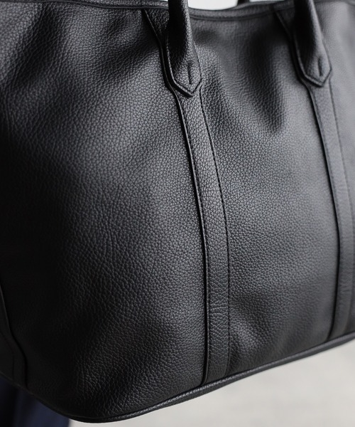 GUSCIO UOMO(グッシオ ウォーモ)の「【グッシオ ウォーモ】PUレザー トートバッグ 軽量 通勤通学(ビジネスバッグ・メンズ・ブラック/カーキ/グリーン・FREE)」の20枚目の写真