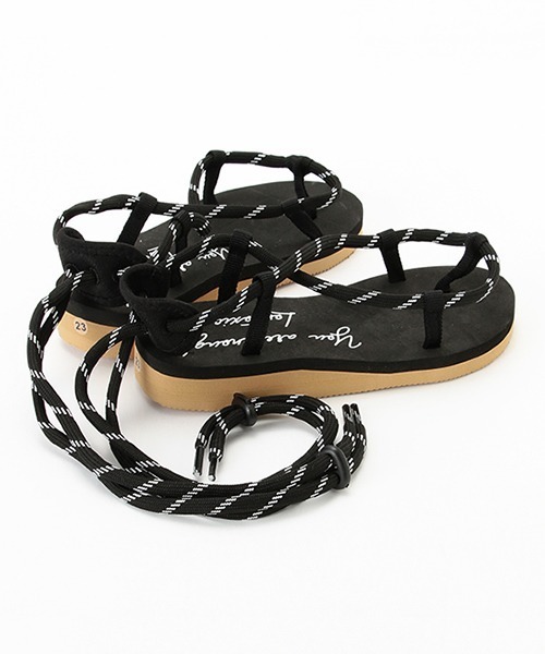 LOVETOXIC（ラブトキシック）の「コードストラップサンダル【SWIM】（サンダル・キッズ・ブラック/パープル・M/L）」の3枚目の写真