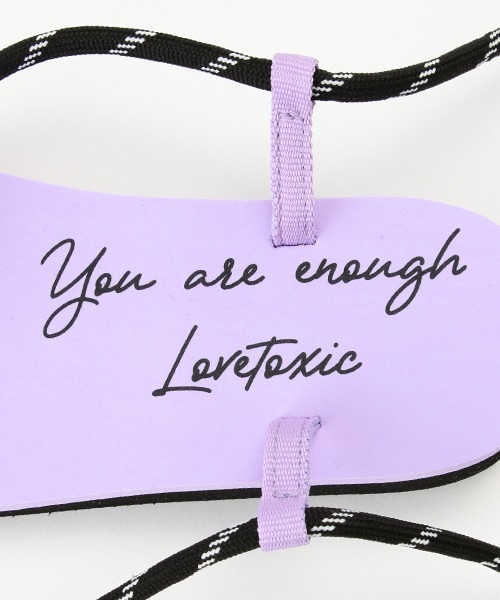 LOVETOXIC（ラブトキシック）の「コードストラップサンダル【SWIM】（サンダル・キッズ・ブラック/パープル・M/L）」の6枚目の写真