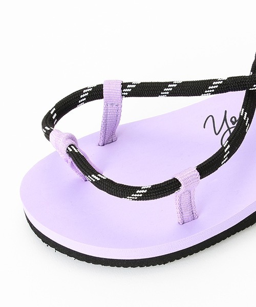 LOVETOXIC（ラブトキシック）の「コードストラップサンダル【SWIM】（サンダル・キッズ・ブラック/パープル・M/L）」の8枚目の写真