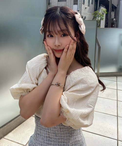 one after another NICE CLAUP（ワンアフターアナザーナイスクラップ）の「ミニリボンバレッタ2個セット（バレッタ/ヘアクリップ・レディース・ブラック/ライトベージュ・FREE）」の11枚目の写真