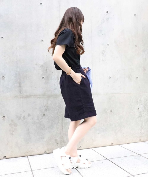 HONEYSUCKLE ROSE（ハニーサックルローズ）の「【HONEYSUCKLE ROSE】メンアサタックショーツ（その他パンツ・レディース・キナリ/ネイビー・L/M）」の9枚目の写真