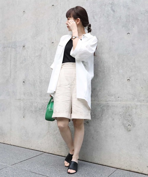 HONEYSUCKLE ROSE（ハニーサックルローズ）の「【HONEYSUCKLE ROSE】メンアサタックショーツ（その他パンツ・レディース・キナリ/ネイビー・L/M）」の11枚目の写真