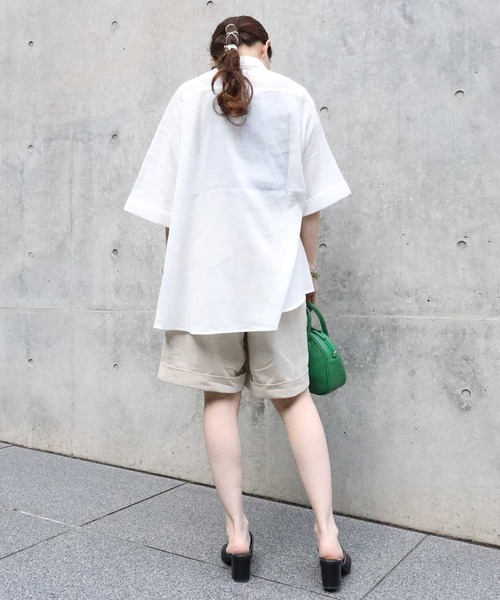 HONEYSUCKLE ROSE（ハニーサックルローズ）の「【HONEYSUCKLE ROSE】メンアサタックショーツ（その他パンツ・レディース・キナリ/ネイビー・L/M）」の13枚目の写真