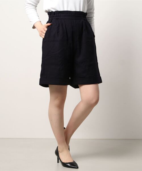 HONEYSUCKLE ROSE（ハニーサックルローズ）の「【HONEYSUCKLE ROSE】メンアサタックショーツ（その他パンツ・レディース・キナリ/ネイビー・L/M）」の18枚目の写真