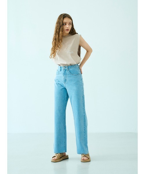 ENVYM（アンビー）の「ルーズロゴＮ／ＳＴＥＥ（Tシャツ/カットソー・レディース・ホワイト/ベージュ/ブラック・FREE）」の8枚目の写真