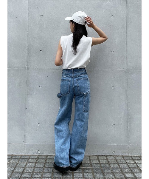 ENVYM（アンビー）の「ルーズロゴＮ／ＳＴＥＥ（Tシャツ/カットソー・レディース・ホワイト/ベージュ/ブラック・FREE）」の15枚目の写真