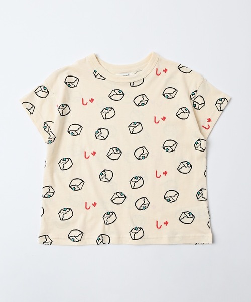 HOGAN RANCH WEAR（ホーガンランチウエア）の「ソウガラワイドTシャツ（kids/XS～LL）（Tシャツ/カットソー・キッズ・グレー系その他/ベージュ/アイボリー/オレンジ/マルチ/ライトグレー/グリーン/チャコール/オフホワイト/ブルー・LL/M/XS/S/L）」の2枚目の写真