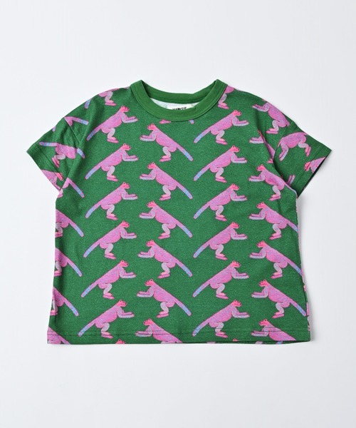 HOGAN RANCH WEAR（ホーガンランチウエア）の「ソウガラワイドTシャツ（kids/XS～LL）（Tシャツ/カットソー・キッズ・グレー系その他/ベージュ/アイボリー/オレンジ/マルチ/ライトグレー/グリーン/チャコール/オフホワイト/ブルー・LL/M/XS/S/L）」の7枚目の写真