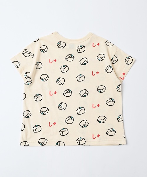 HOGAN RANCH WEAR（ホーガンランチウエア）の「ソウガラワイドTシャツ（kids/XS～LL）（Tシャツ/カットソー・キッズ・グレー系その他/ベージュ/アイボリー/オレンジ/マルチ/ライトグレー/グリーン/チャコール/オフホワイト/ブルー・LL/M/XS/S/L）」の11枚目の写真