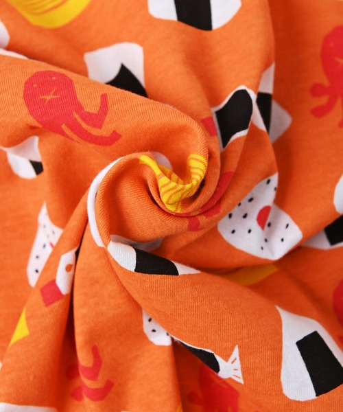 HOGAN RANCH WEAR（ホーガンランチウエア）の「ソウガラワイドTシャツ（kids/XS～LL）（Tシャツ/カットソー・キッズ・グレー系その他/ベージュ/アイボリー/オレンジ/マルチ/ライトグレー/グリーン/チャコール/オフホワイト/ブルー・LL/M/XS/S/L）」の14枚目の写真