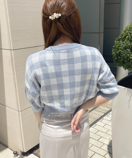 セール】ギンガムチェックカーディガン【ZOZOTOWN限定アイテム