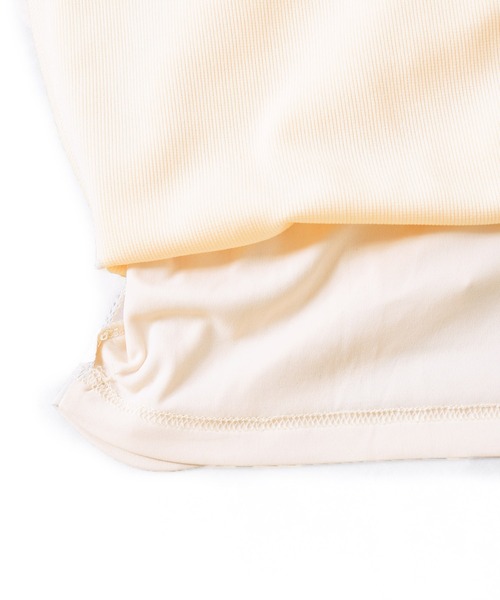 w closet（ダブルクローゼット）の「スリット入りロングキャミワンピース（ワンピース・レディース・アイボリー/ブラウン/グリーン/ブラック・FREE）」の20枚目の写真