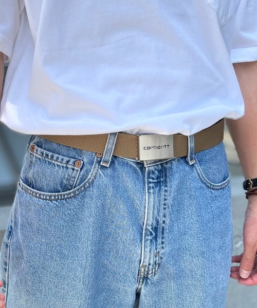 Carhartt WIP（カーハートダブリューアイピー）の「【carhartt WIP】カーハート CLIP BELT CHROME クリップ ベルト クローム ガチャベルト I019176（ベルト・メンズ・ブラック/ベージュ/ネイビー・FREE）」の9枚目の写真