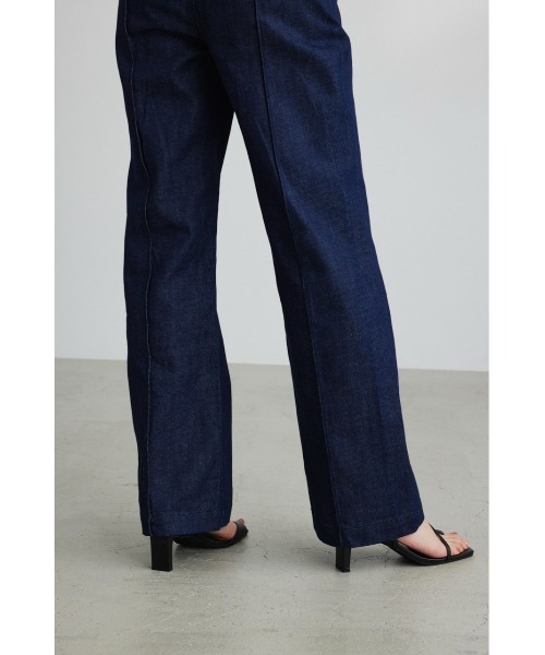 STYLEMIXER（スタイルミキサー）の「ハイウエストピンタックデニム（デニムパンツ・レディース・インディゴブルー・SMALL/MEDIUM/X-SMALL）」の9枚目の写真