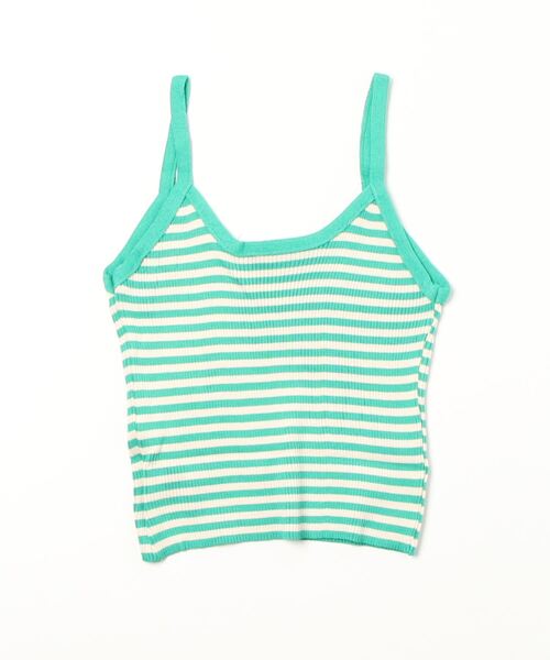 Auntie Rosa（アンティローザ）の「キャミソール/ボーダー（キャミソール・レディース・レッド/グリーン・FREE）」の3枚目の写真