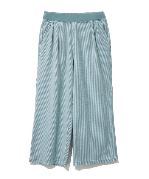 Good On(グッドオン)の「Good On/グッドオン SEERSUCKER RELAX PANTS(その他パンツ・レディース・ブラック/クリーム/グリーン・FREE)」の1枚目の写真