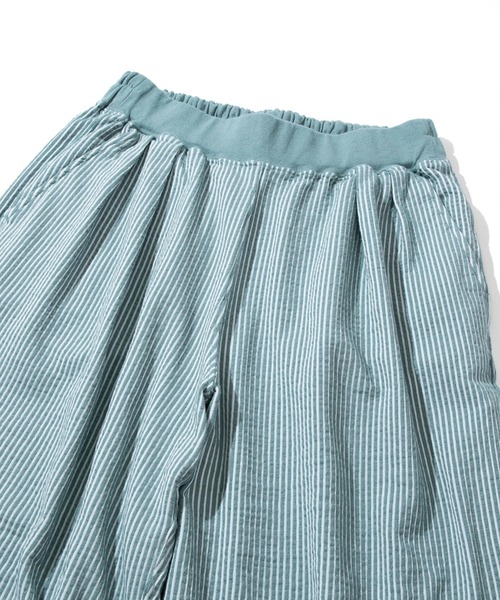 Good On(グッドオン)の「Good On/グッドオン SEERSUCKER RELAX PANTS(その他パンツ・レディース・ブラック/クリーム/グリーン・FREE)」の4枚目の写真