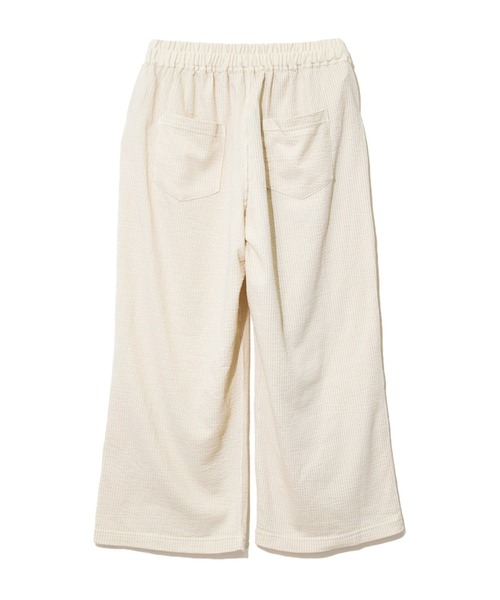 Good On(グッドオン)の「Good On/グッドオン SEERSUCKER RELAX PANTS(その他パンツ・レディース・ブラック/クリーム/グリーン・FREE)」の10枚目の写真