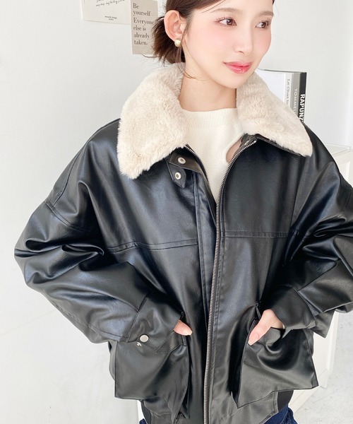 超美品　グレースクラス　取り外し可能ファー付き　2way リバーシブルジャケット セール】【累計販売枚数3万枚突破！】取外し可能ファーティ