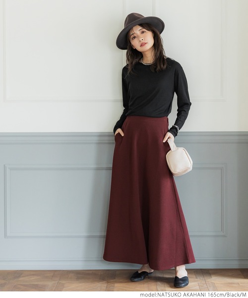 coca（coca）（コカ）の「とろみシアーフライストップス（Tシャツ/カットソー・レディース・ブラック/グリーン/ライトベージュ・M/L）」の6枚目の写真