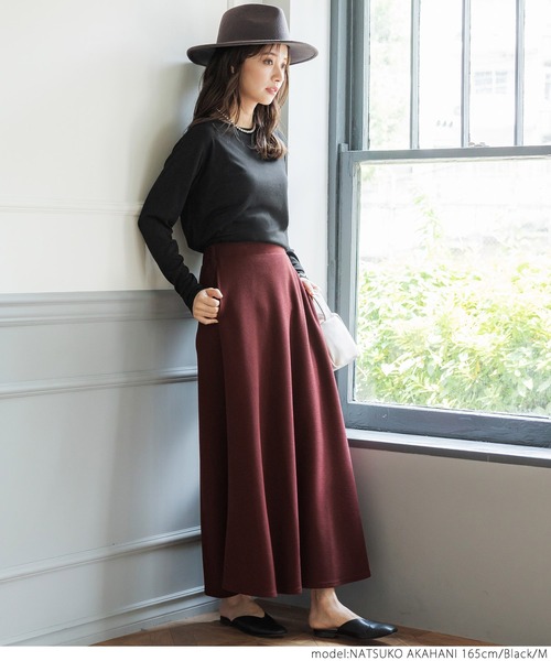 coca（coca）（コカ）の「とろみシアーフライストップス（Tシャツ/カットソー・レディース・ブラック/グリーン/ライトベージュ・M/L）」の7枚目の写真