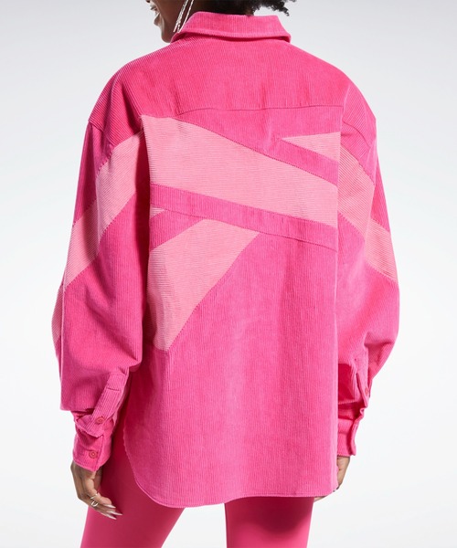 Reebok(リーボック)の「カーディB コーデュロイ カバーアップ /(ブルゾン・レディース・ピンク/ブルー・X-LARGE/LARGE/SMALL/MEDIUM)」の3枚目の写真