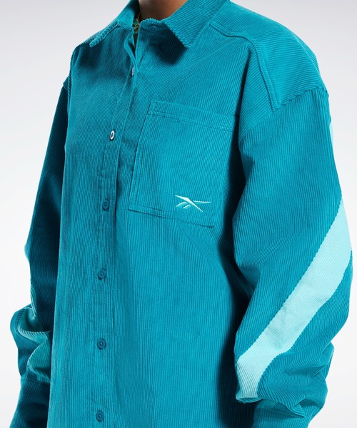 Reebok(リーボック)の「カーディB コーデュロイ カバーアップ /(ブルゾン・レディース・ピンク/ブルー・X-LARGE/LARGE/SMALL/MEDIUM)」の6枚目の写真