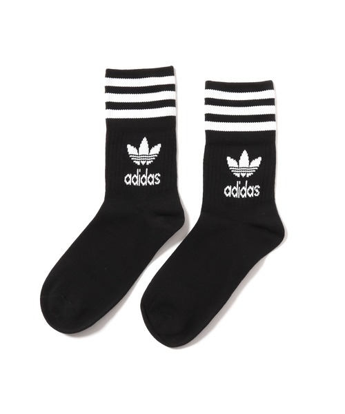 adidas(アディダス)の「adidas/アディダス HERI M CUT CREW SOCK 3P 3足セット(ソックス/靴下・メンズ・ホワイト/ブラック/ホワイト系その他・S/M/L)」の12枚目の写真