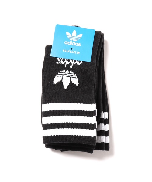 adidas(アディダス)の「adidas/アディダス HERI M CUT CREW SOCK 3P 3足セット(ソックス/靴下・メンズ・ホワイト/ブラック/ホワイト系その他・S/M/L)」の10枚目の写真
